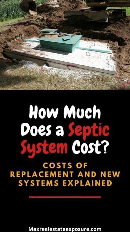 septic system box replacement cost